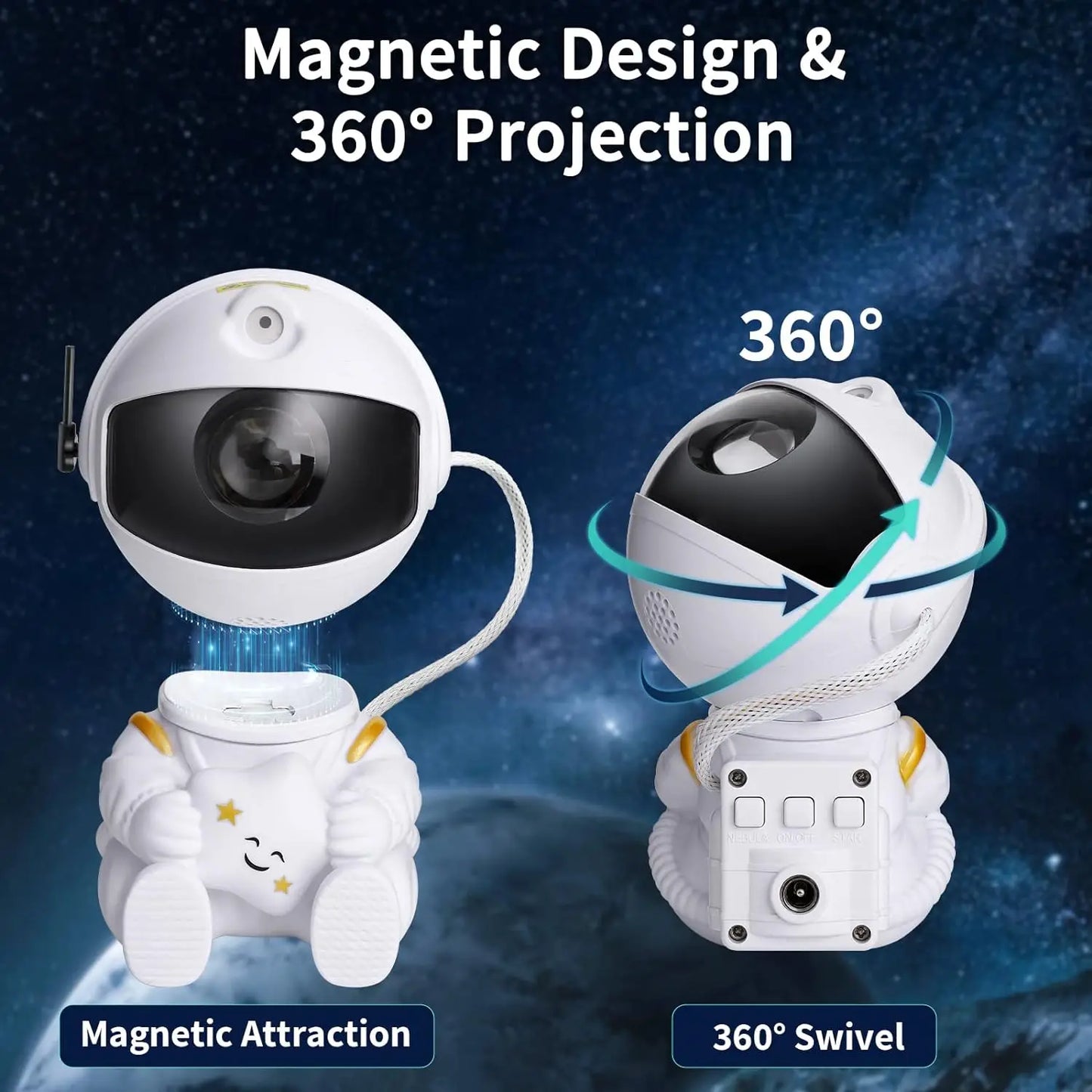 Galaxy Star Astronaut Projector Light Starry Sky