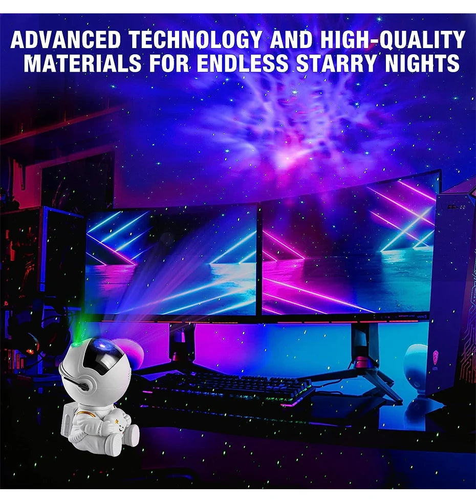 Galaxy Star Astronaut Projector Light Starry Sky