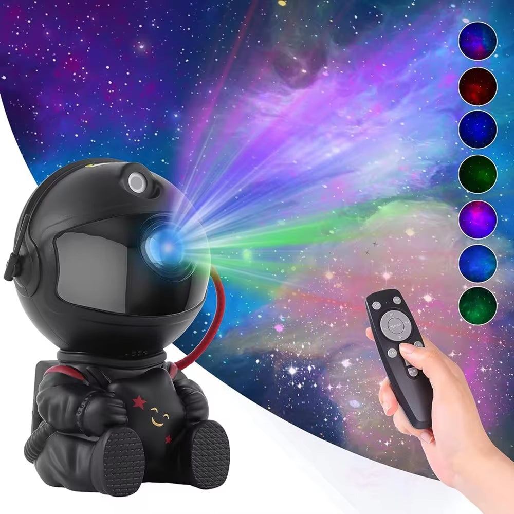 Kid Star Projector Galaxy Night Light Astronaut Space Projector Starry Nebula Ceiling LED Lamp for Christmas Birthday Gift